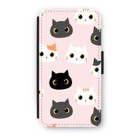 Katten: iPhone X Flip Hoesje - thumbnail