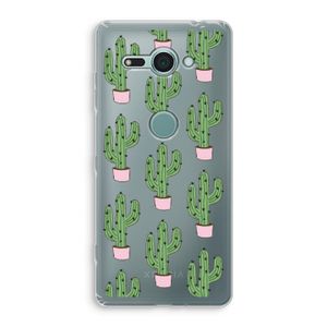 Cactus Lover: Sony Xperia XZ2 Compact Transparant Hoesje