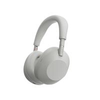 SONY WH-1000XM6 Vlaggenschip Noise Cancelling Over-Ear Draadloze Bluetooth Hoofdtelefoon, Handtekening Hi-Res Geluid, Comfort, Opvouwbaar Ontwerp, Duurzame Etui, 30 HR Batterij, iOS & Android - Zilver