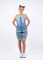 Upcycled Sleeveless Top by Pixel Polly - thumbnail