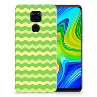 Xiaomi Redmi Note9 TPU bumper Waves Green - thumbnail