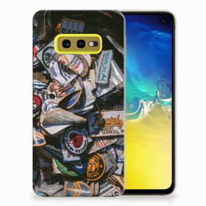 Samsung Galaxy S10e Siliconen Hoesje met foto Badges