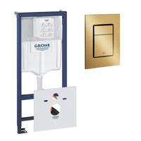 GROHE Rapid SL inbouwreservoir inclusief GROHE Skate cosmopolitan bedieningsplaat S-size Geborsteld Cool Sunrise 0729205/sw107647/sw242307/