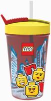 LEGO drinkbeker met rietje Iconic girl