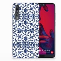 Huawei P20 Pro TPU Case Flower Blue - thumbnail