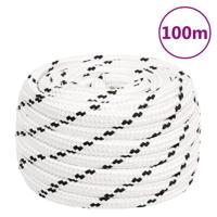 VidaXL Werktouw 16 mm 100 m polyester wit - thumbnail