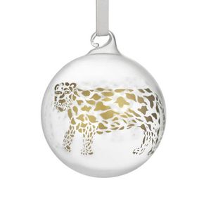 Iittala Kerst 2021 Glazen kerstbal 2021 Toikka Cheetah