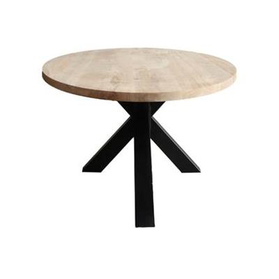 Old Inn - Eettafel Eiken Ovaal Almond met Spinpoot 280x120cm Old Inn - Eettafel Eiken Ovaal Almond met Spinpoot 280x120cm