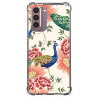 Case voor Samsung Galaxy S21 Plus Vintage Bird Flowers - thumbnail