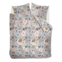 Ariadne At Home Very Flowery Dekbedovertrek - 2-persoons (200x200/220 Cm + 2 Slopen) - Katoen - Grey