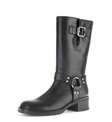 Gabor Klassieke enkellaarsjes voor dames, zwart 27, 42 EU