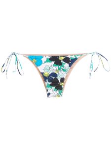 Clube Bossa bas de bikini à fleurs - Bleu