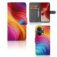 Book Case voor OnePlus Nord 3 Regenboog - thumbnail