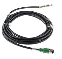 Phoenix 1522888 - signaalkabel (5 m, M12, Vrouwelijk, Zwart, Grijs, Polen)