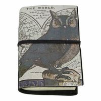 Notitieboek Vintage Zwarte Uil Small - thumbnail