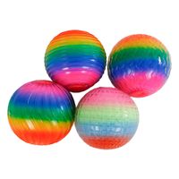 Fidget Regenboog Stressbal, 7cm - thumbnail