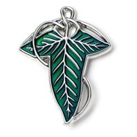 Lord Of The Rings Pin Badge The Leaf Of Lorien - thumbnail