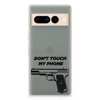 Google Pixel 7 Pro Silicone-hoesje Pistol DTMP