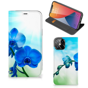 iPhone 12 Pro Max Smart Cover Orchidee Blauw - Cadeau voor je Moeder