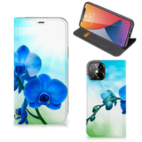 iPhone 12 Pro Max Smart Cover Orchidee Blauw - Cadeau voor je Moeder