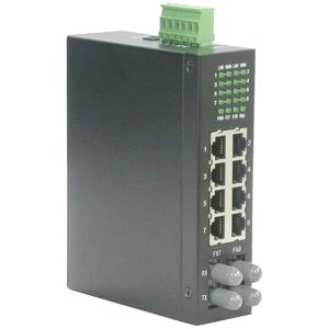 ROLINE Industrial Switch, 6x RJ-45, 2x ST, unmanaged