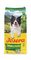 JOSERA Adult Zalm & aardappel (1 x 12,5 kg) | Premium droogvoer voor volwassen honden (ook senioren) | monoproteïne - 100% zalm | weinig proteïne | graanvrij | hondenvoer | 1 stuk verpakking