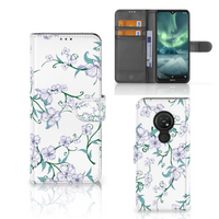 Nokia 7.2 | Nokia 6.2 Uniek Hoesje Blossom White - thumbnail