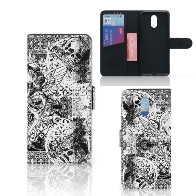 Telefoonhoesje met Naam Nokia 2.3 Skulls Angel Telefoonhoesje met Naam Nokia 2.3 Skulls Angel