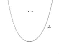 TFT Zilveren Ketting Slang Rond 1,2 mm x 41-45 cm