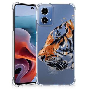 Back Cover Motorola Moto G34 Watercolor Tiger