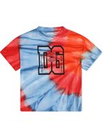 Dolce & Gabbana Kids t-shirt à motif tie dye - Bleu - thumbnail