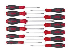 Wiha 41002 Schroevendraaierset Werkplaats 12-delig Plat, Binnen-Torx, Kruiskop Pozidriv, Kruiskop Phillips