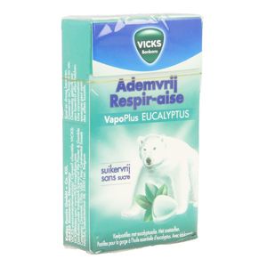 Vicks Ademvrij Z/suiker 40g Box