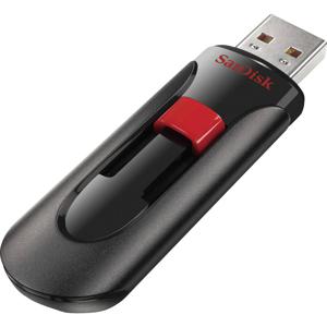 SanDisk Cruzer Glide USB flash drive 64 GB USB Type-A 2.0 Zwart, Rood