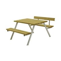 Picknicktafel Balkon Alpha Geimpregneerd Hout 1 Rugleuning