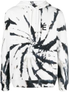 Etudes hoodie Klein à imprimé tie dye - Blanc