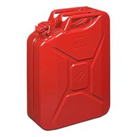 Metalen jerrycan rood voor brandstof 20 liter