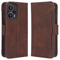 Xiaomi Redmi Note 12 Turbo/Poco F5 Cardholder Series Portemonnee Hoesje - Bruin - thumbnail