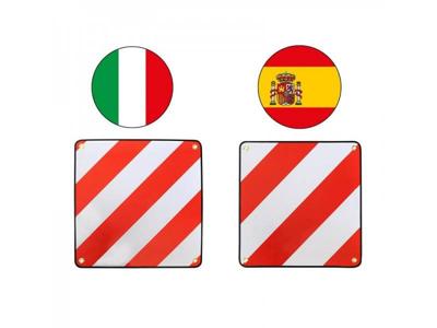 Pro+ Markeringsbord aluminium 50x50cm voor Italië/Spanje 2 in 1