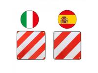 Pro+ Markeringsbord aluminium 50x50cm voor Italië/Spanje 2 in 1