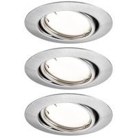 Paulmann 92464 LED-inbouwlamp Set van 3 stuks LED 14.7 W IJzer (geborsteld) - thumbnail