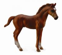 Collecta paarden: Engels volbloed 10 cm donkerbruin