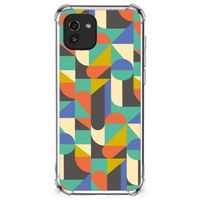 Samsung Galaxy A03 Doorzichtige Silicone Hoesje Funky Retro