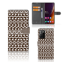 Samsung Galaxy Note20 Ultra Telefoon Hoesje Aztec Brown - thumbnail