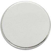 TRU COMPONENTS N35-3502 1564100 Magneetpad N35-3502 Zilver (Ø) 15 mm 1 stuk(s)