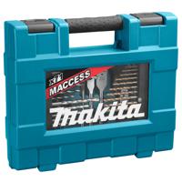 Makita 71-delige Boorcombinatieset zilverkleurig en zwart