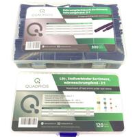 Quadrios 2107C406 Stootverbinder 0.25 mm² 6 mm² Volledig geïsoleerd Zwart, Transparant 920 stuk(s) - thumbnail