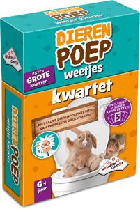 Identity Games Dierenpoep Kwartet Extra Grote Kaarten