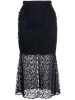 CHANEL Pre-Owned Midi-rok versierd met stras - Blauw