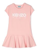 Kenzo Kids robe évasée à volants - Rose - thumbnail